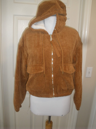 Girl corduroy jacket hood - corduroy, w/hood