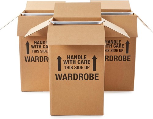 Sturdy wardrobe moving boxes - wardrobe,