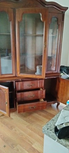 Basset vintage china cabinet