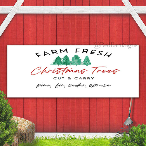 Farm fresh christmas trees - farm,