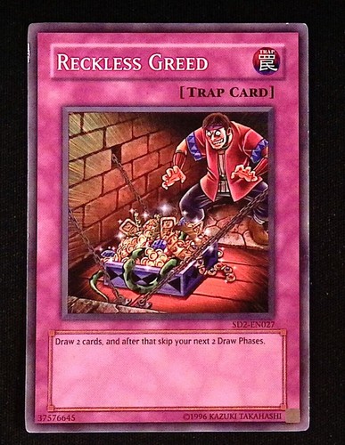 Reckless greed yugioh - reckless,