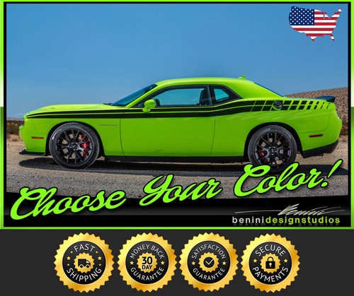 Side racing stripes - racing, fits