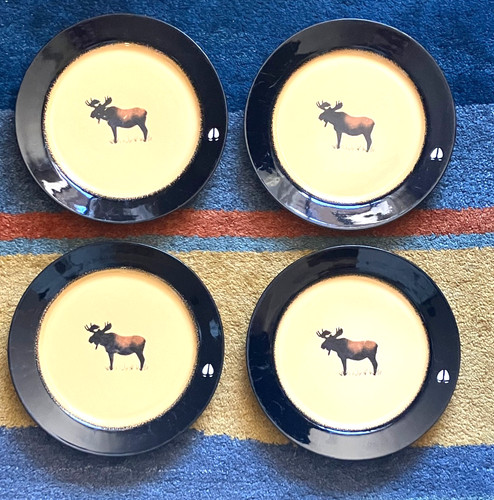 Brushwerks moose stoneware - (4),