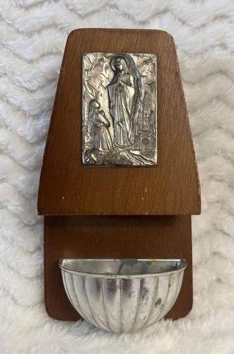 Vintage catholic holy water - catholic,