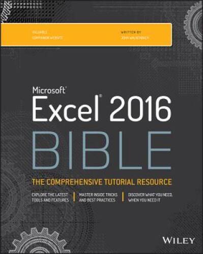 Excel 2016 bible - 2016,
