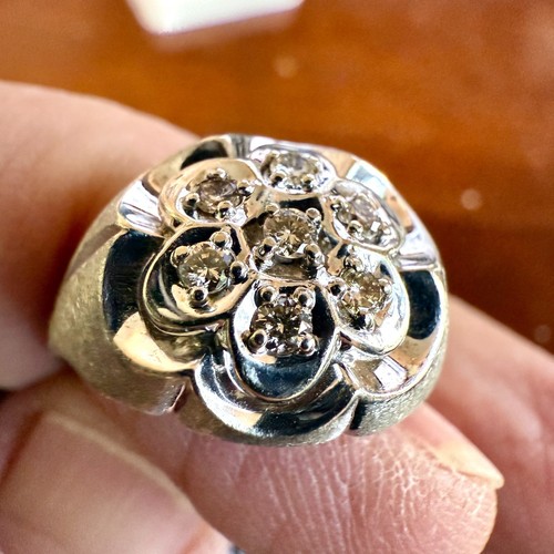 Mans 10k white gold carat - mans,