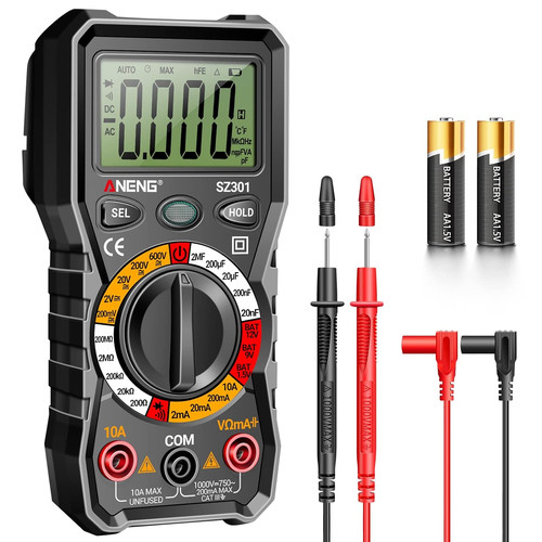 Aneng digital multimeter with - multimeter,
