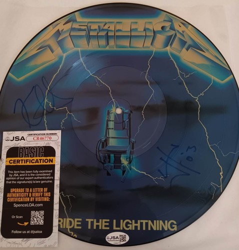 Metallica signed ride - metallica, the