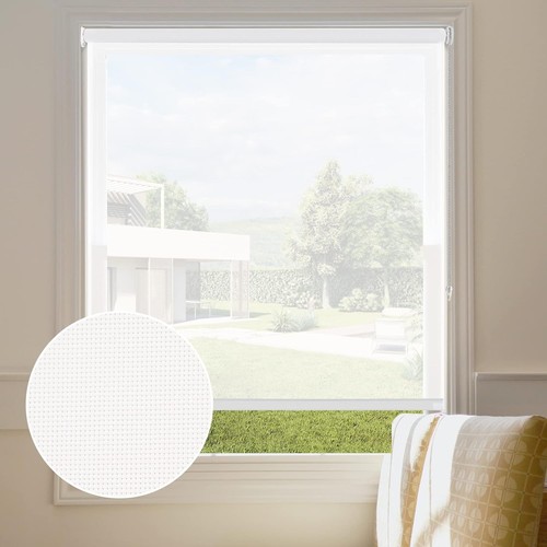 Metechs white solar - 5%, mesh