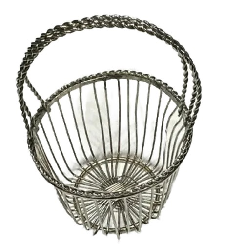 Mini silver wire basket - mini,