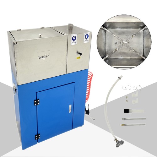 Spray gun cleaning machine - gun,