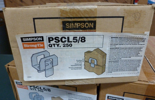 Simpson strong tie pscl 8 - strong-tie, 5/8