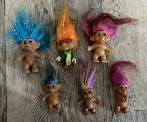 Vintage troll set dam - set,