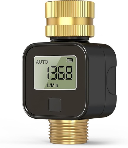 Water flow meter with - meter,