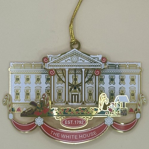 White house metal - house, christmas