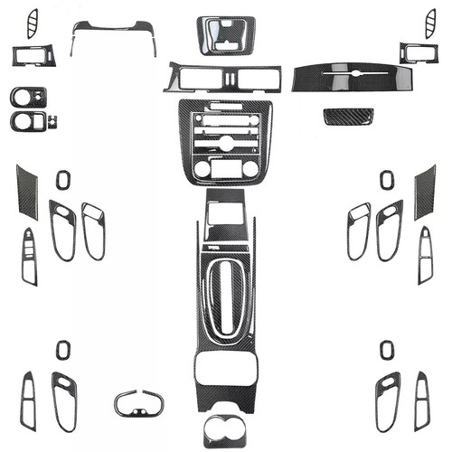 38pcs real carbon fiber - real, kits