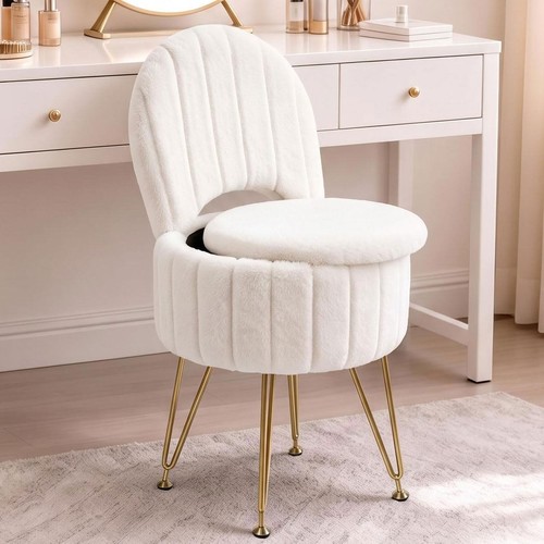 Round vanity stool - , chair
