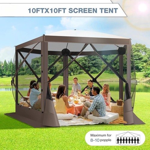 X10 pop gazebo - 10'x10', up