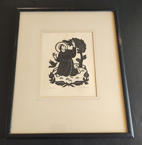 Vintage original pencil signed - vintage,