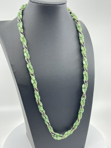 Necklace moon glow green - moon,