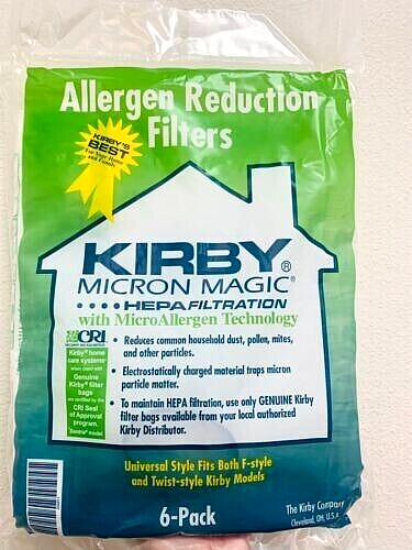 Kirby vacuum bags pack fits - 6-pack,