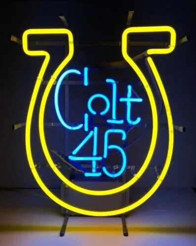 Colt beer neon sign - neon,