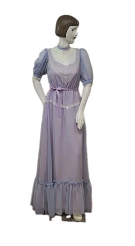 Vtg 1970s lavender - vtg, maxi