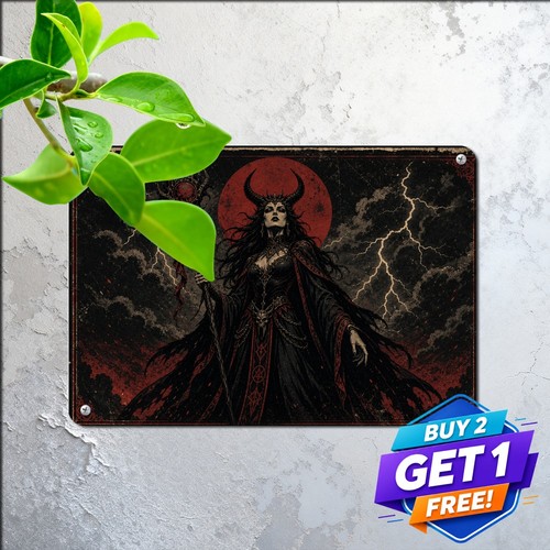 Gothic demon witch holding - gothic,