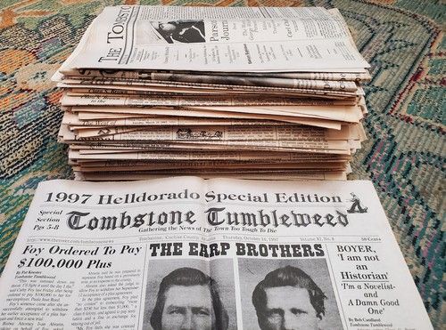 Huge stack tombstone - of,