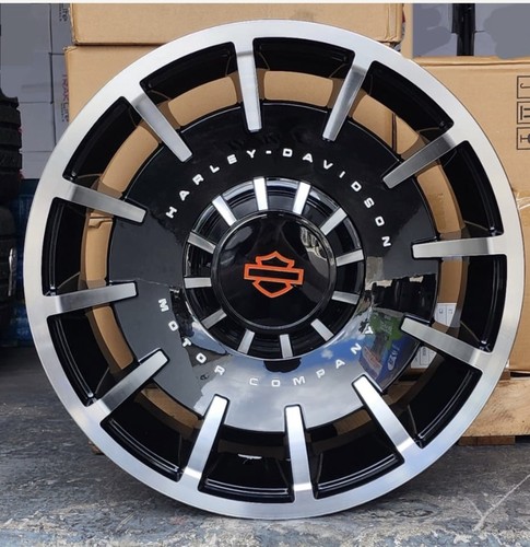 New black machined wheels - machined,