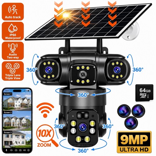 Solar security camera - solar,