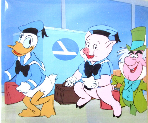 Mad hatter donald duck - mad, pig