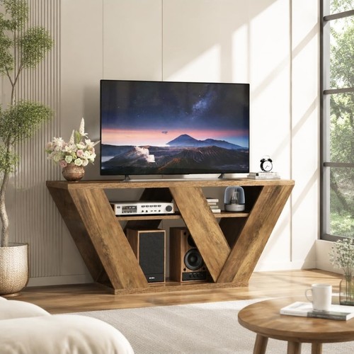 Modern wooden stand - modern, for