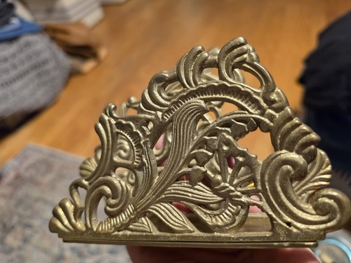 Vintage solid brass - vintage, letter