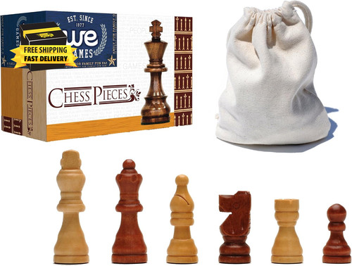 French staunton wooden chess - staunton,
