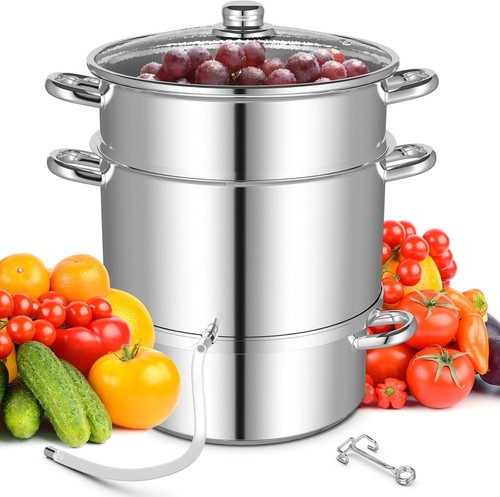 Quart juice steamer fruit - juice,