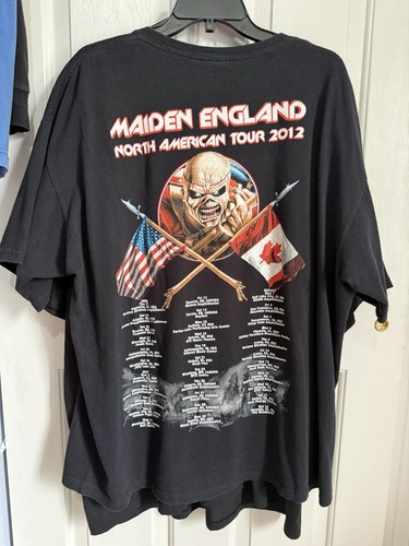 Vintage iron maiden england - england, t-