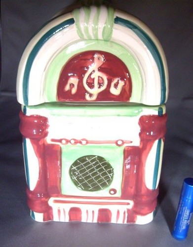 Juke box ceramic - cookie, jar