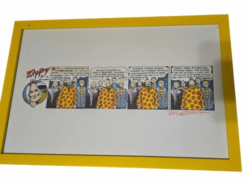 Signed framed zippy - framed,