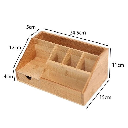 Desktop organizer bamboo wood - desktop,