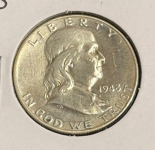 1948 franklin half dollar - franklin,