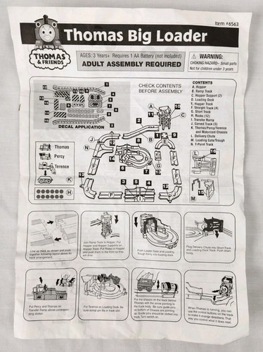2001 tomy thomas - 2001, loader