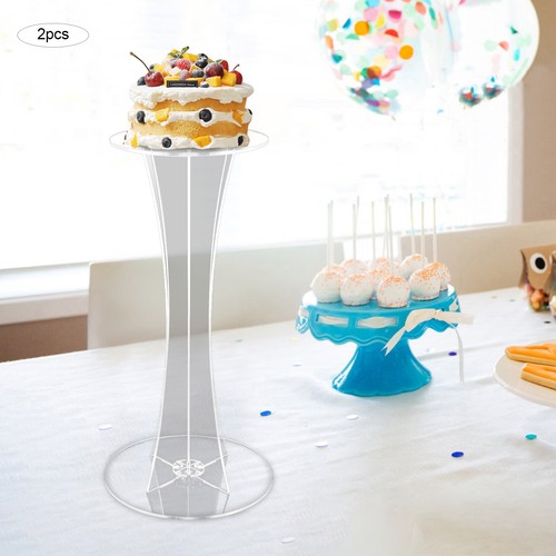 2pcs clear acrylic flower - 2pcs,