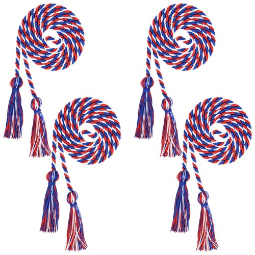 Pack blue red white - red, braided