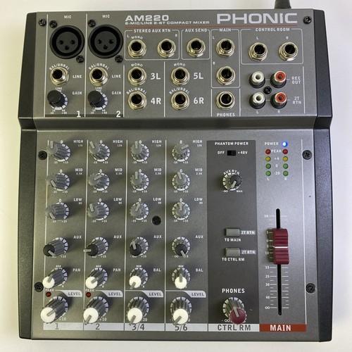 Phonic am220 mic line - phonic,