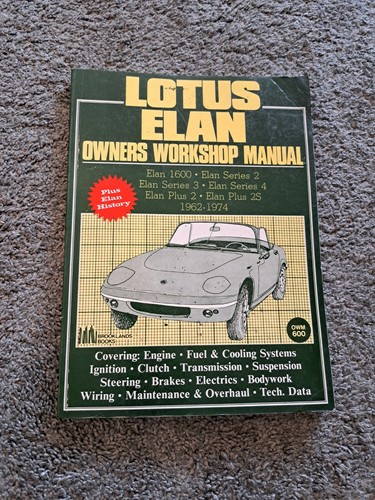 Lotus elan owners workshop - lotus,