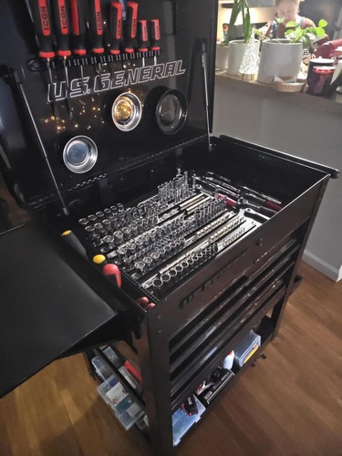 Drawer mechanics cart - in, 5-drawer