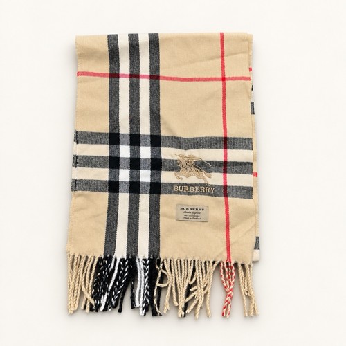 Burberry check scarf stone - burberry,