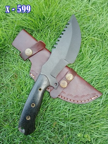 Steel hunting tracker knife - steel,