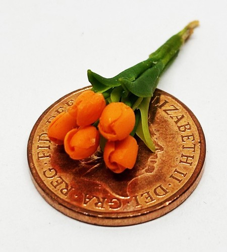 Dolls house bunch orange - bunch,